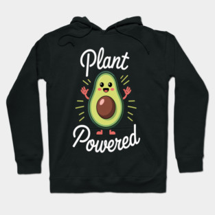 Plant Powered Avocado Vegan Hoodie