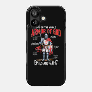 Full Armor of God Christian Bible Verse Phone Case