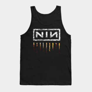 Nine Inch Nails Distressed Logo Tank Top