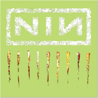 Nine Inch Nails Distressed Logo Posters and Art