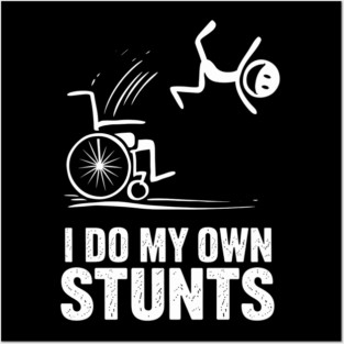 Funny Wheelchair Humor Posters and Art