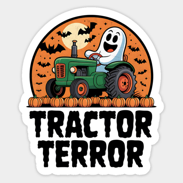 Haunted Hayride – Ghost on the Loose! Magnet by Designed By Marty