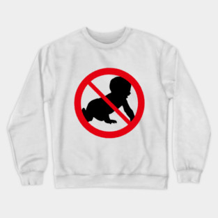 Childfree By Choice Design - Antinatalist, No Kids, Pro Choice, DINKs, SINKs, Couples Without Children Crewneck Sweatshirt