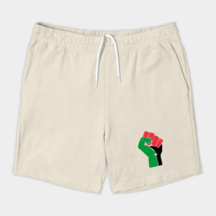 Free Palestine raised fist Shorts