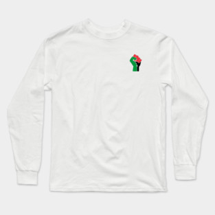 Free Palestine raised fist Long Sleeve T-Shirt