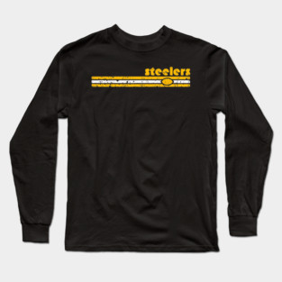Steelers 70S Stripe Long Sleeve T-Shirt