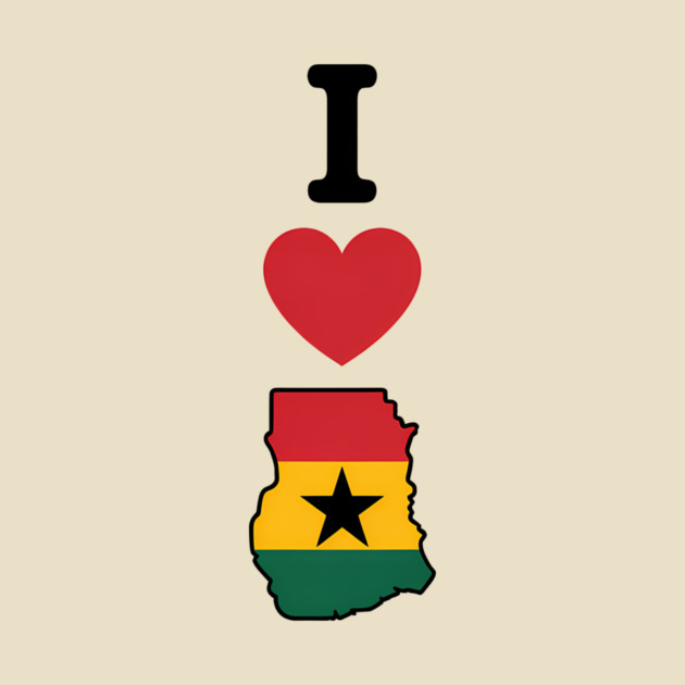 I Love Ghana African Pride Travel by Adwoa's Store