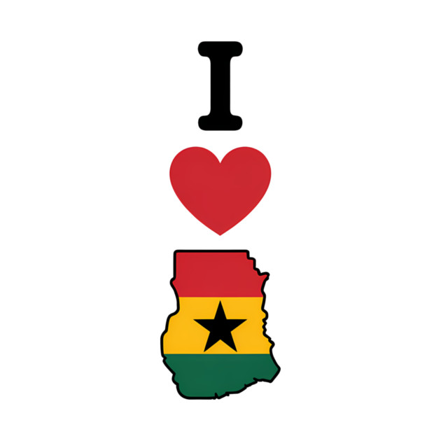 I Love Ghana African Pride Travel by Adwoa's Store