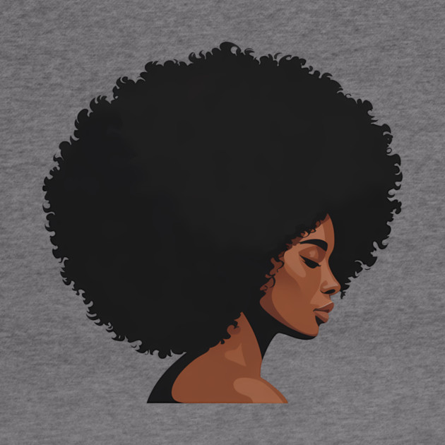 Afro Woman Illustration African Pride by Adwoa's Store