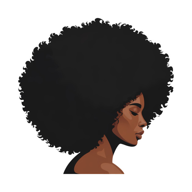 Afro Woman Illustration African Pride by Adwoa's Store
