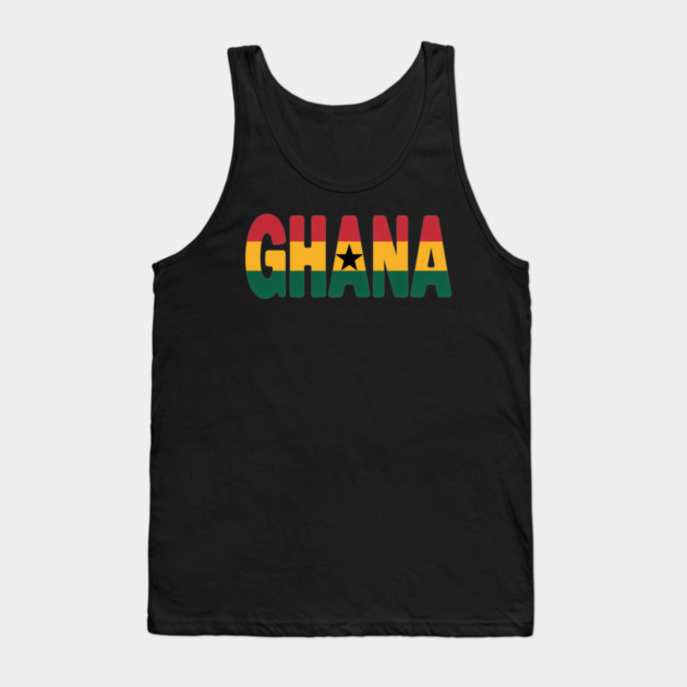 Ghana Travel Flag Colors Ghanaian Pride Tank Top by Adwoa's Store