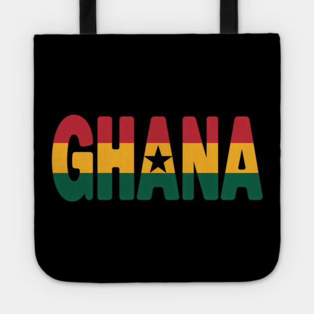 Ghana Travel Flag Colors Ghanaian Pride Tote by Adwoa's Store