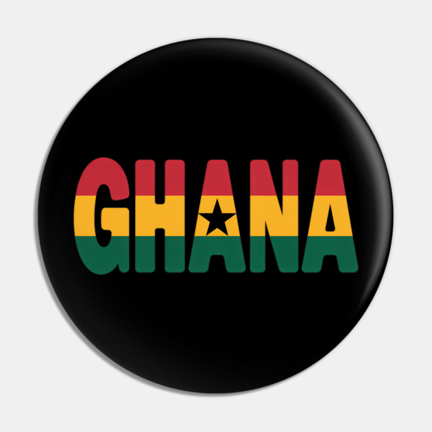Ghana Travel Flag Colors Ghanaian Pride Pin by Adwoa's Store