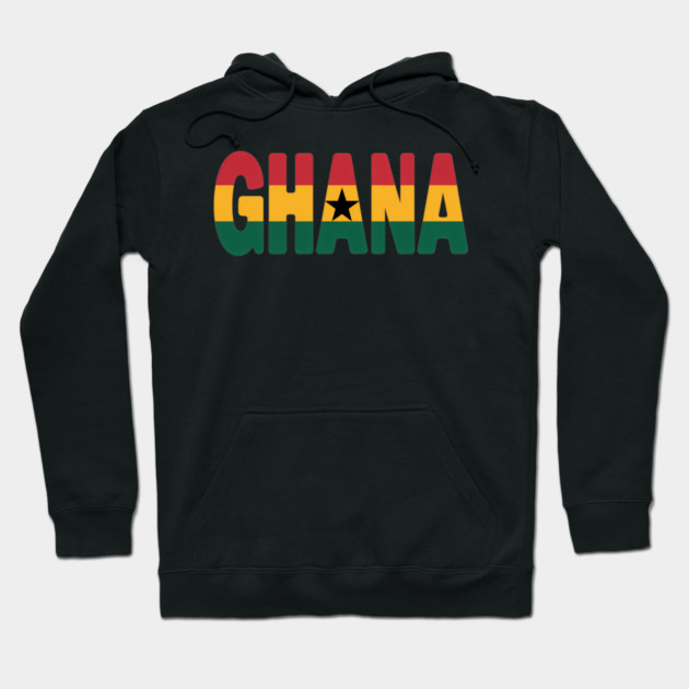 Ghana Travel Flag Colors Ghanaian Pride Hoodie by Adwoa's Store