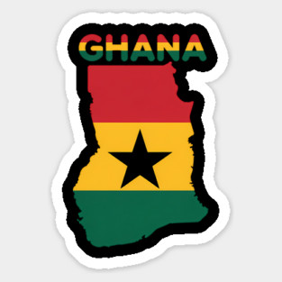 Ghana Flag Colors Ghanaian Pride Magnet
