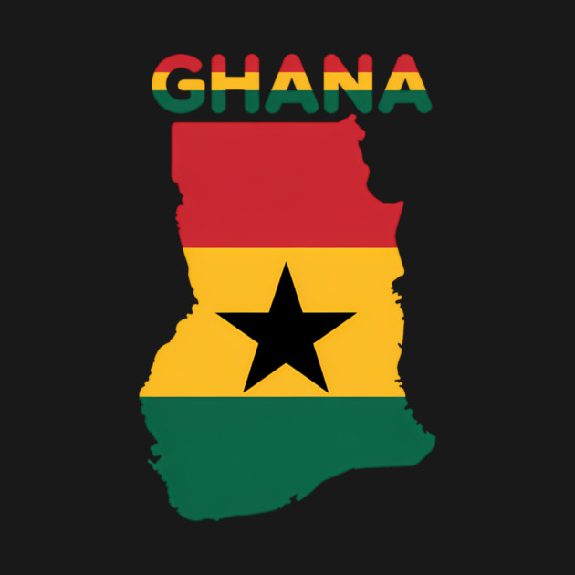 Ghana Flag Colors Ghanaian Pride by Adwoa's Store