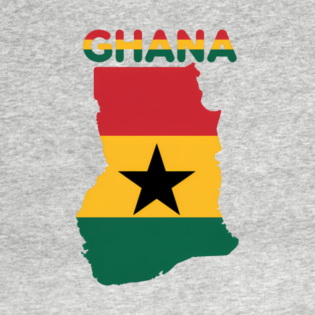 Ghana Flag Colors Ghanaian Pride by Adwoa's Store