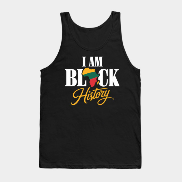 Black Pride I Am Black History Culture Tank Top by Adwoa's Store