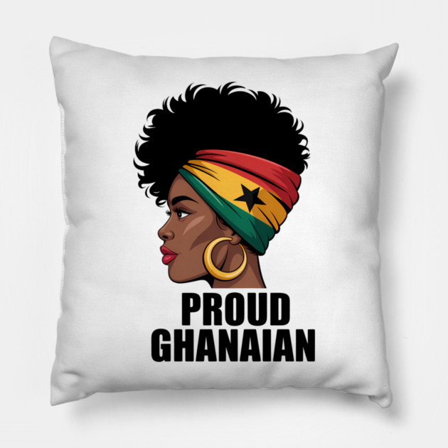 Proud Ghanaian Pillow by Adwoa's Store