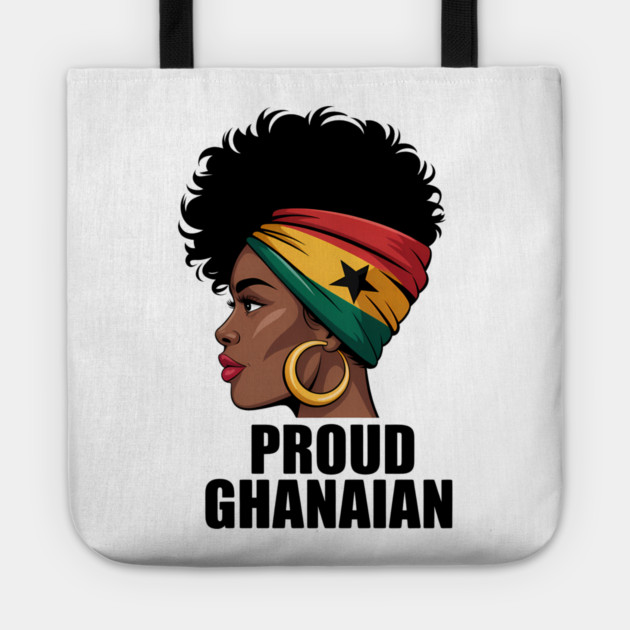 Proud Ghanaian Tote by Adwoa's Store