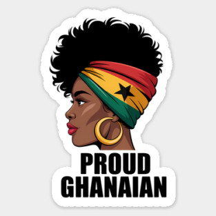 Proud Ghanaian Sticker