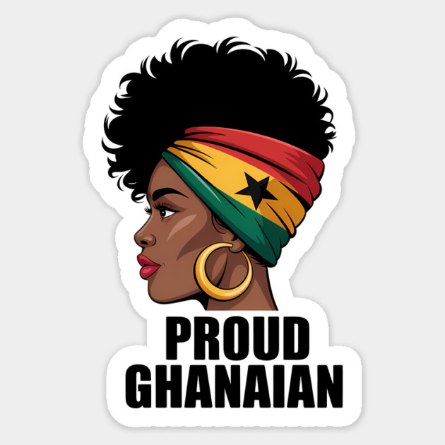 Proud Ghanaian Sticker by Adwoa's Store