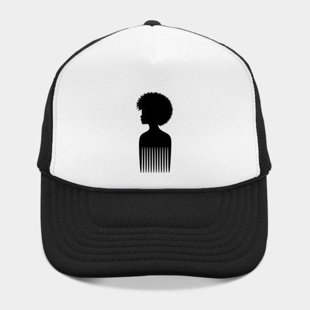 Black Woman Afro Comb Black Pride by Adwoa's Store