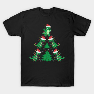 Tree Rex Cute T-Rex Christmas Tree Funny Dinosaur Lover Christmas Gift T-Shirt