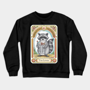 Saying Rathe Trash Joke Occult Crewneck Sweatshirt