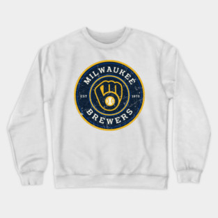 Milwaukee Brewers vintage Crewneck Sweatshirt