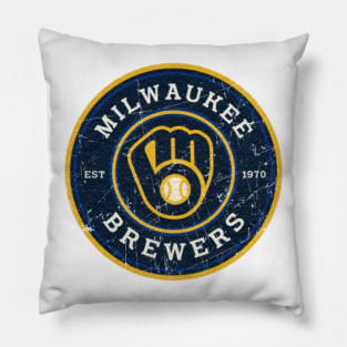 Milwaukee Brewers vintage Pillow