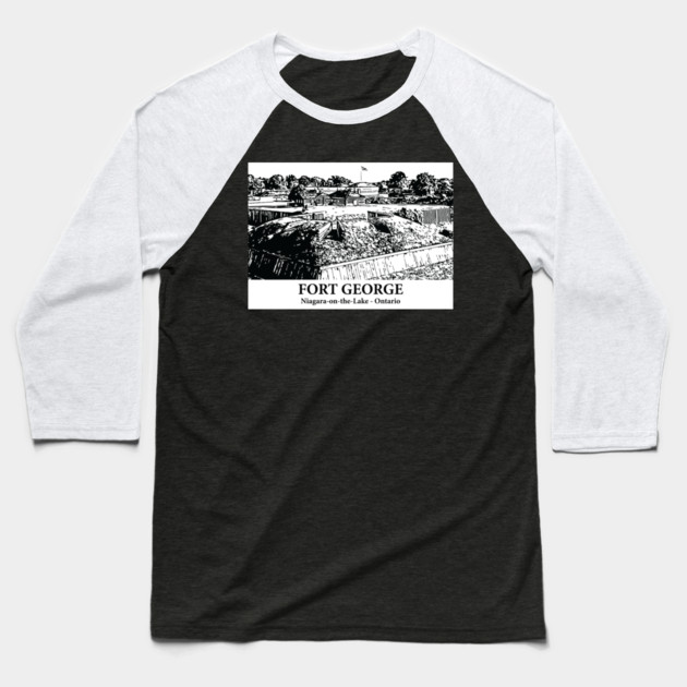 Fort George - Niagara-on-the-Lake ON Baseball T-Shirt by Lakeric