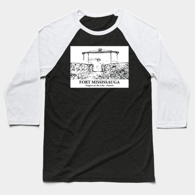 Fort Mississauga - Niagara-on-the-Lake ON Baseball T-Shirt by Lakeric