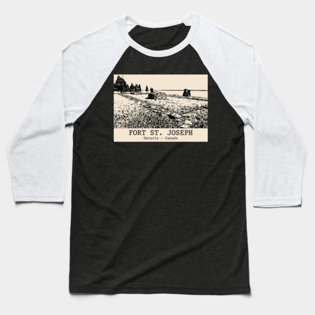 Fort St. Joseph - Ontario Baseball T-Shirt by Lakeric