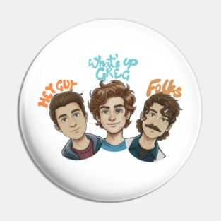 danny gonzalez, drew gooden, kurtis conner. hey guy, folk, what's up greg funny design Pin