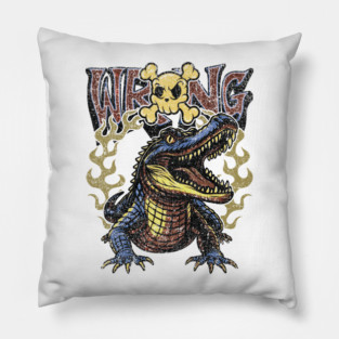 Wrong Gator Pillow