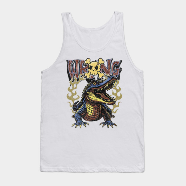 Wrong Gator Tank Top by Wrongteeshirt