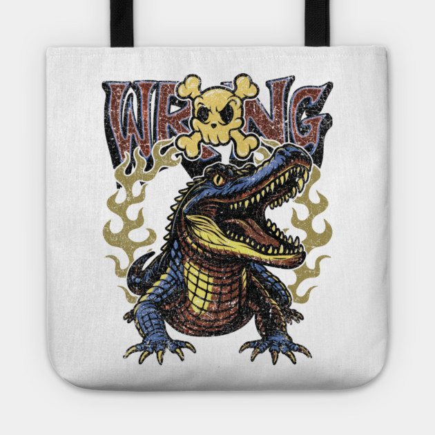 Wrong Gator Tote by Wrongteeshirt