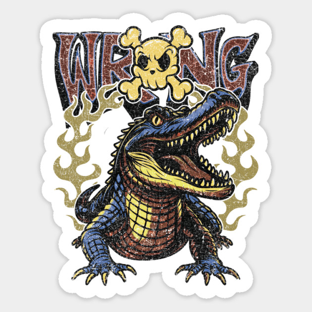 Wrong Gator Magnet by Wrong