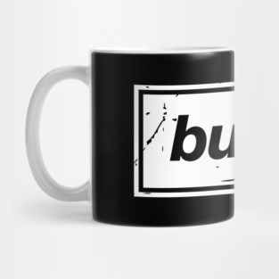 Buzzin – Manchester Manc Slang Oasis Style Britpop White Mug