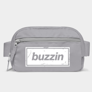 Buzzin – Manchester Manc Slang Oasis Style Britpop White Bag
