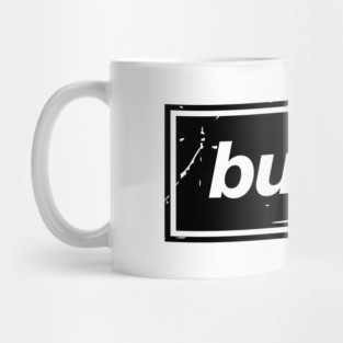 Buzzin – Manchester Manc Slang Oasis Style Britpop Black Mug