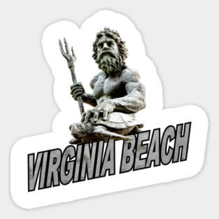 Virginia Beach King Neptune Sticker