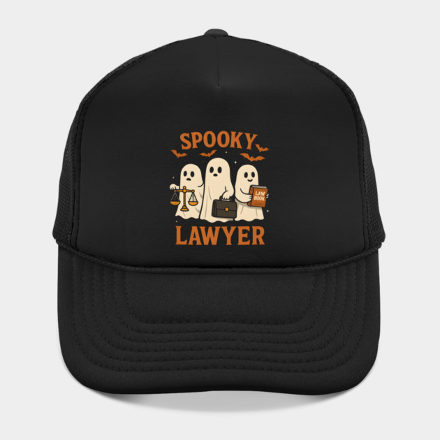 Spooky Lawyer Ghosts Halloween Graphic | Retro Law Artwork by MakerMind8.2