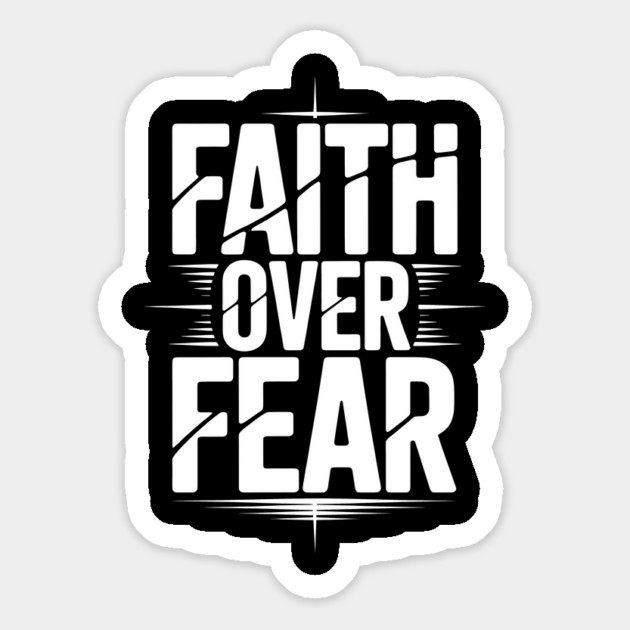 Faith Over Fear Christian Gift Magnet by Alex's Store 23