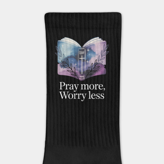 Pray More Worry Less Christian Gift by Alex's Store 23