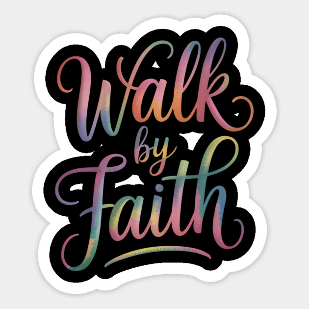 Walk By Faith Christian Gift Magnet by Alex's Store 23