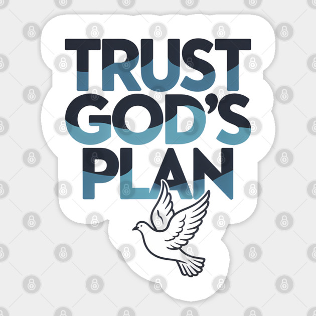 Trust God's Plan Christian Gift Sticker by Alex's Store 23