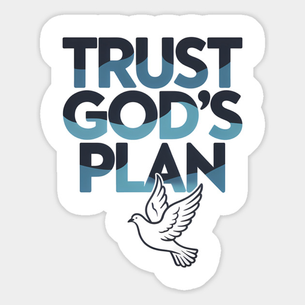 Trust God's Plan Christian Gift Magnet by Alex's Store 23