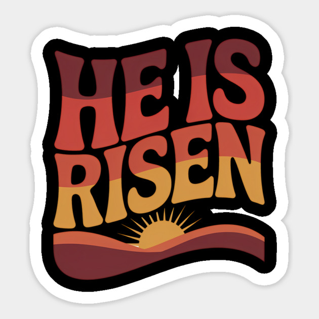 He Is Risen Christian Gift Magnet by Alex's Store 23